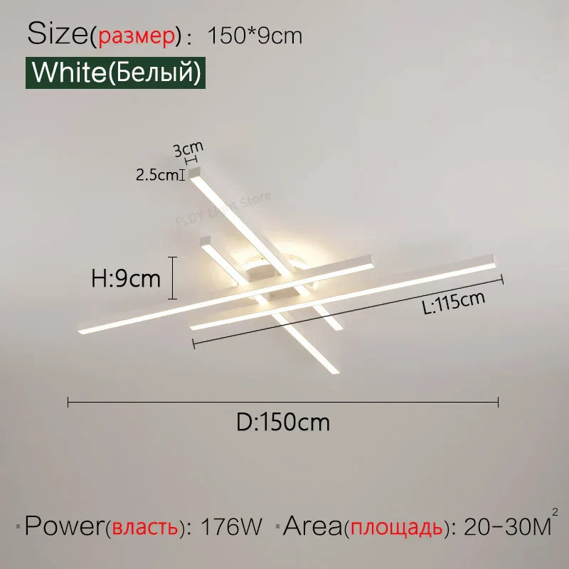 2023 DecorBites™ Nordic LED Ceiling Chandelier for Living, Dining, and Bedroom