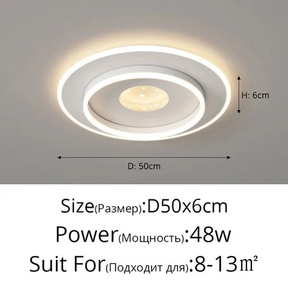 DecorBites™ Living Lights LED Chandelier for Modern Indoor Lighting Décor