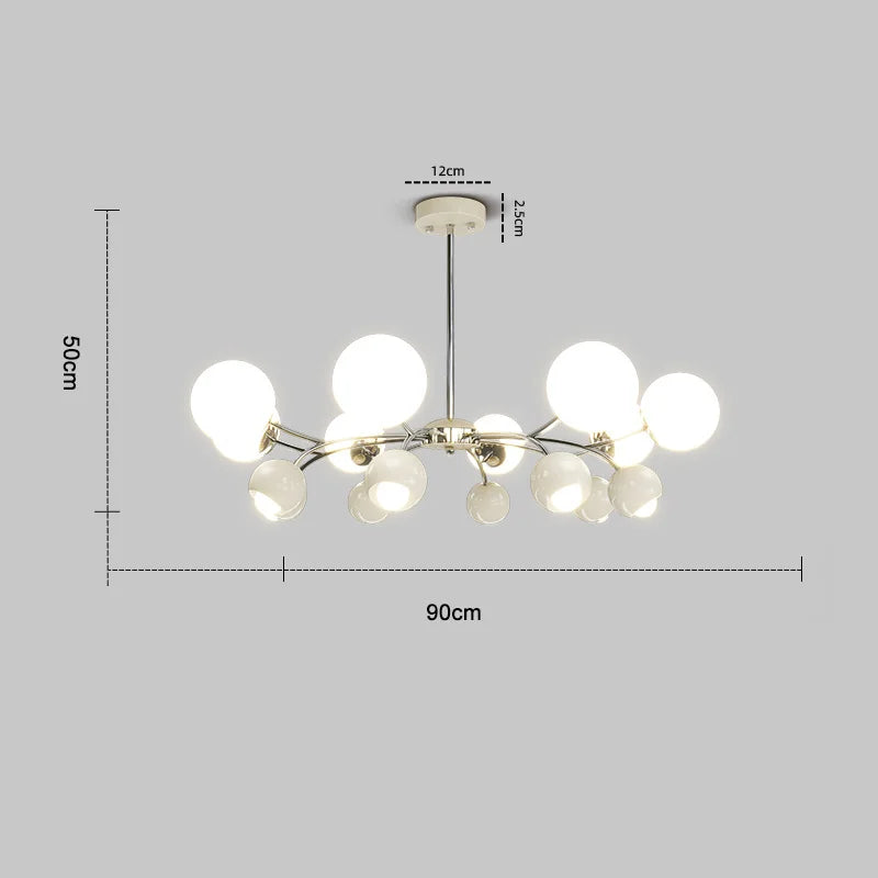 DecorBites™ French Cream Living Room Pendant Lamp Magic Bean Restaurant Bauhaus Medieval Bedroom