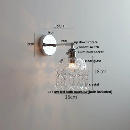 DecorBites™ Ceramic LED Wall Light Sconce, Pull Chain Switch, Modern Style