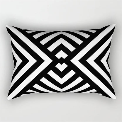 DecorBites™ Geometric Wave Line Waist Pillowcase Set