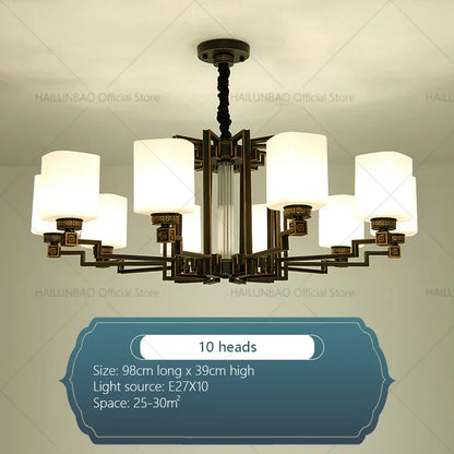 2024 New Duplex Villa Chandelier: DecorBites™ High Jump Floor Hollow Lamps Lighting
