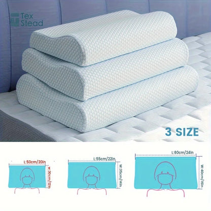 DecorBites™ Cooling Memory Foam Contour Pillow for Cervical Support