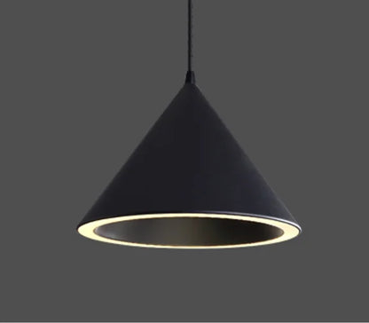 DecorBites™ Cone Shape Ceiling Pendant: Three Lighting Methods, Hanging Led Light