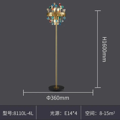 DecorBites™ Crystal Chandelier LED Lighting Fixture for Dining Room & Kitchen Island