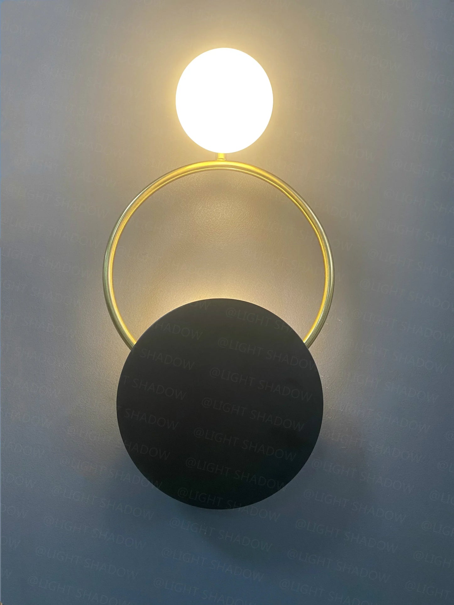 DecorBites™ Glass Ball G4 Round Ring Wall Lamp - Nordic Sconces for Modern Indoor Lighting