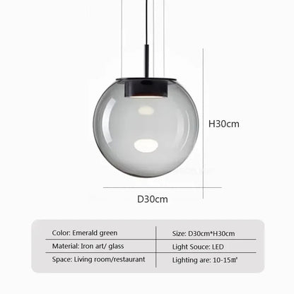 DecorBites™ Brokis Double Glass Pendant Lamp for Home Decor & Hospitality Spaces