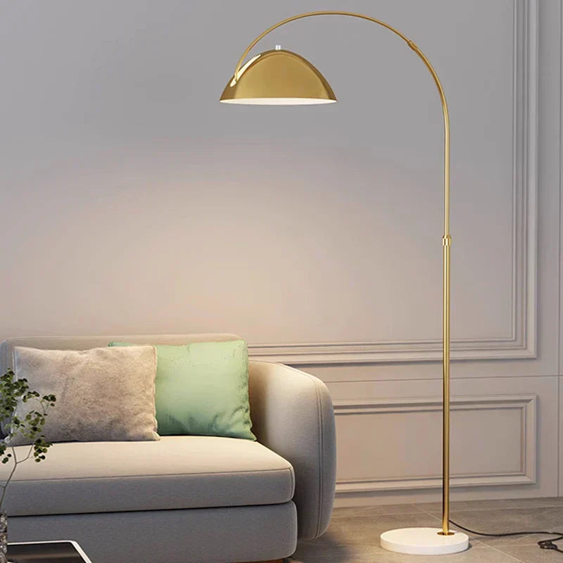 DecorBites™ Designer Marble Floor Lamp for Luxury Living Room Lighting