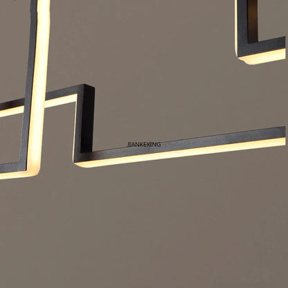 DecorBites™ LED Ceiling Chandelier Dimmable for Dining Room Kitchen Bar Pendant Lamp