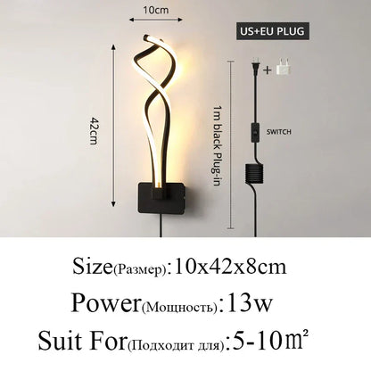 DecorBites™ LED Modern Wall Lamp for Bedroom, Living Room, Corridor, Hotel Lighting