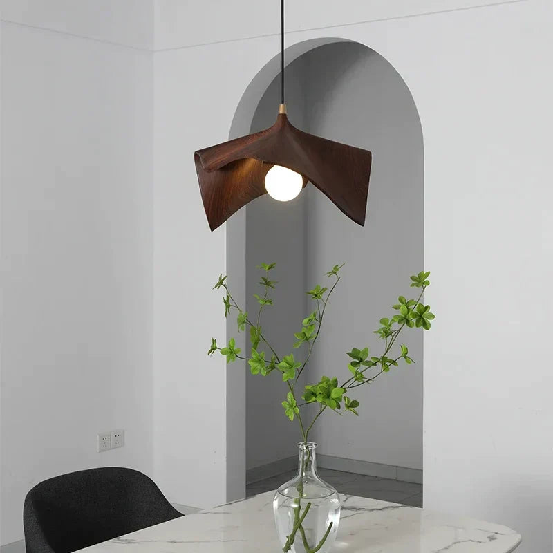 DecorBites™ Black Resin LED Pendant Chandeliers for Bedroom & Living Room