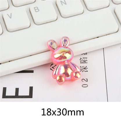DecorBites™ Kawaii Rabbit Resin Cabochon for Scrapbooking and DIY Crafts