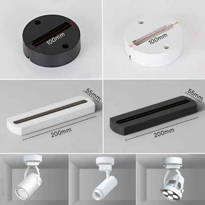 DecorBites™ Aluminum Track Rail LED Ceiling Spotlight Linear Track Lighting System.