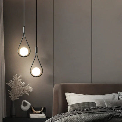 DecorBites™ Glass Ball Pendant Lamps for Home Kitchen Bar Decor & Wall Sconce