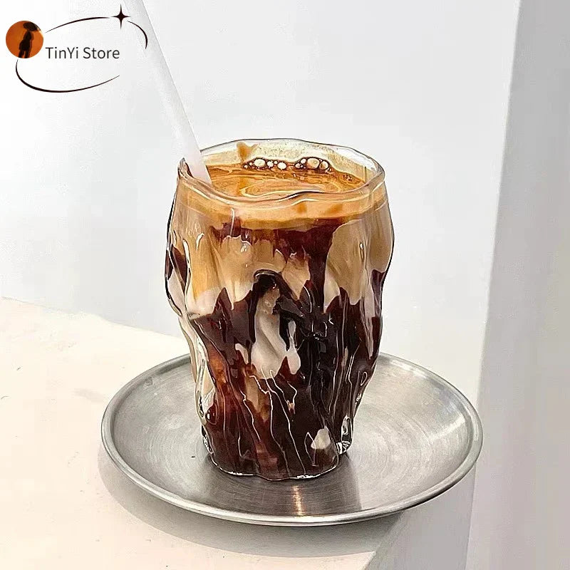 ™ Heat-Resistant Glass Drinkware Set for Home Bar: Coffee, Wine, Whiskey, Tea, Juice.