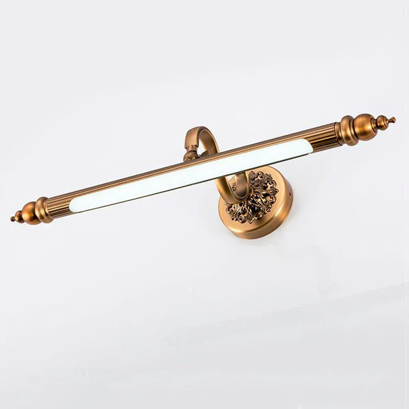 DecorBites™ Antique Golden Europe Bronze Mirror Lamp LED 8W 51cm Bedroom Wall Light
