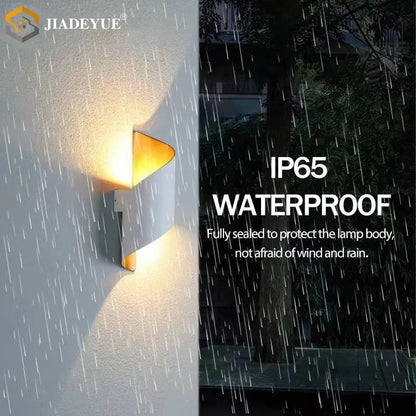 DecorBites™ LED Spiral Wall Light: IP65 Waterproof Outdoor Lighting for Home Store, Corridor, Balcony