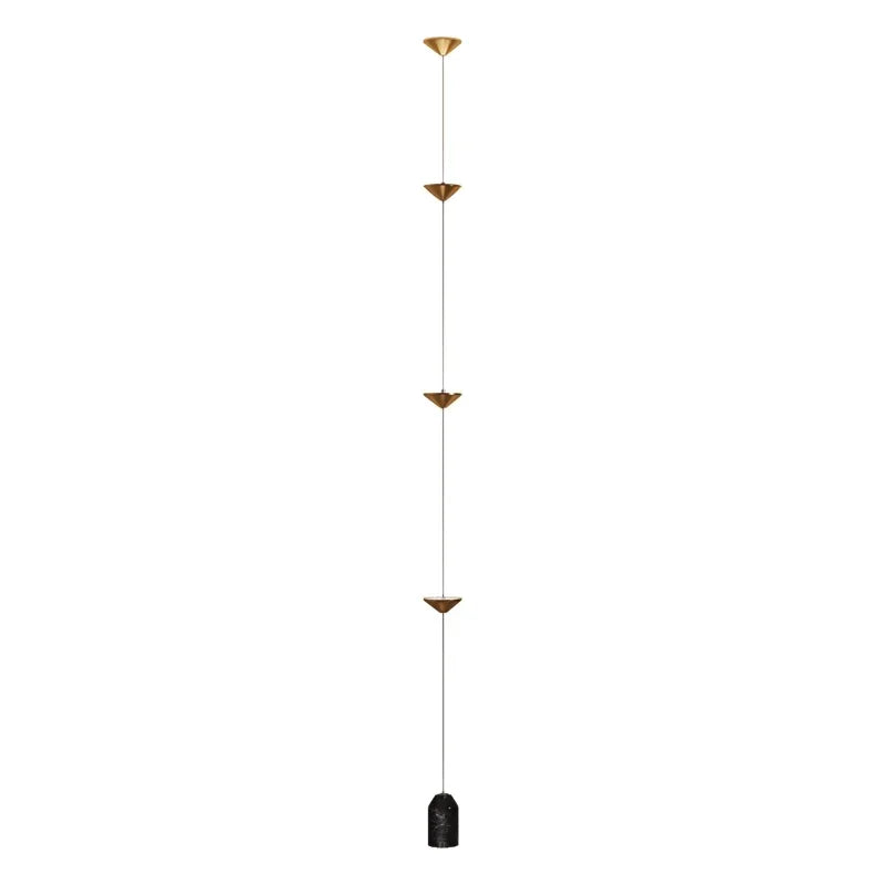DecorBites™ Cone Design Art Iron Hanging Cable Floor Lamp