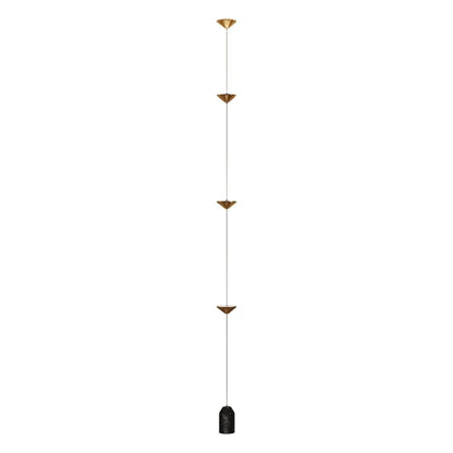 DecorBites™ Cone Design Art Iron Hanging Cable Floor Lamp