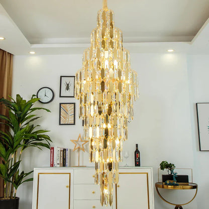 DecorBites™ Crystal Chandelier for Modern European Style Living Rooms