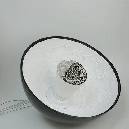 DecorBites™ LED Pendant Light: Modern, Black/White/Gold, Indoor Decor, Hanging Chandeliers.