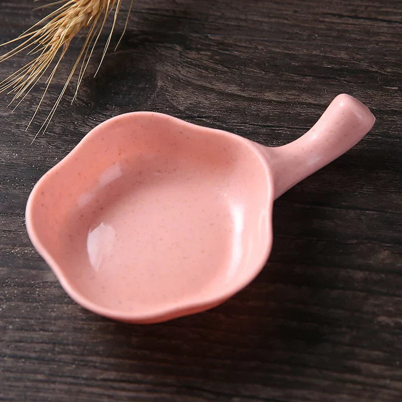 DecorBites™ Ceramic Milk Cup Creamer Jug & Seasoning Dish with Handle