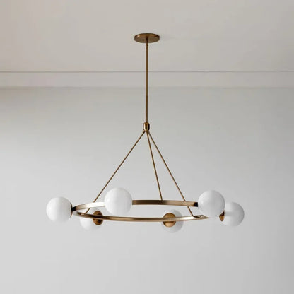 DecorBites™ Glass Ball Chandelier LED Hanging Lamp Modern Nordic Style Pendant Light