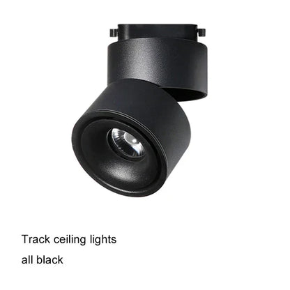 DecorBites™ COB LED Ceiling Spot Light, Adjustable Angle, Black/White Shade, AC85-265V