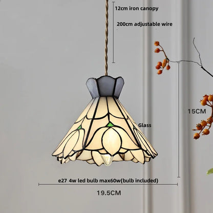 DecorBites™ Crown Diamond Glass Pendant Lamp, LED Modern Hanging Light