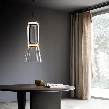 DecorBites™ Heavy Glass Modern Chandelier Pendant Lamps for Living Room, Dining Room, and Store