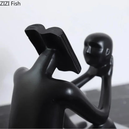 DecorBites™ Abstract Figure Sculpture Creative Resin Decor for Room Aesthetic Appeal