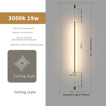 DecorBites™ Bedroom Pendant Light Strip for Creative Home Decor