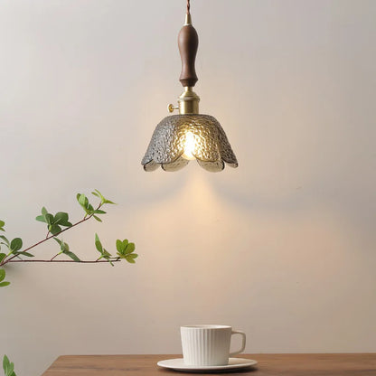 DecorBites™ Gray Glass LED Pendant Lamps, Nordic Modern Design for Bedroom, Living Room Lighting Fixtures