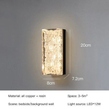 DecorBites™ LED Bedroom Wall Lamp - Luxury Nordic Design Resin Light