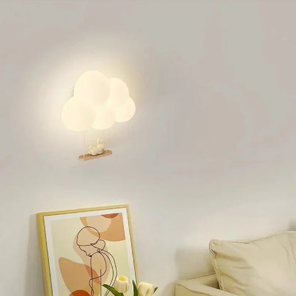 DecorBites™ Kids Room LED Animal Wall Lamps - Monkey Rabbit Cloud Design