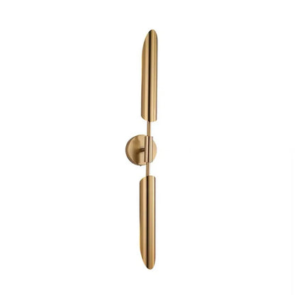 DecorBites™ Golden Inclined Tube Wall Lamp for Modern Luxury Living Room Bedroom Décor