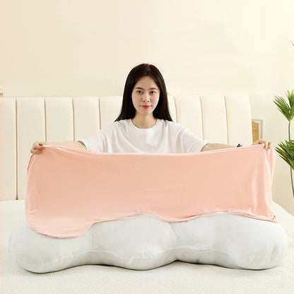 DecorBites™ Ice Cream Wavy Soft Plush Pillow for Girls Bedroom & Sofa