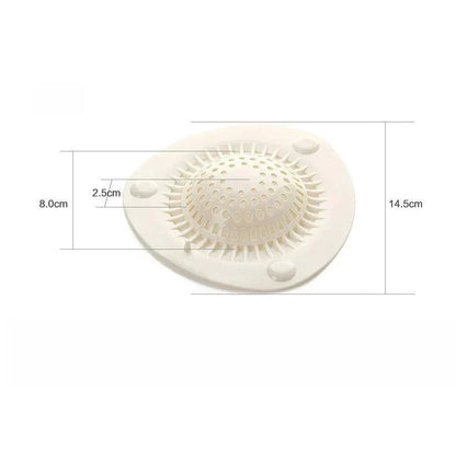 DecorBites™ Hair Catcher Drain Strainer for Kitchen Sink and Shower Floor - Bathroom Filter