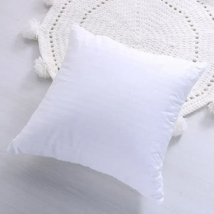 DecorBites™ Lace Tassel Cushion Tufted Sofa Pillowcase for Office Chair Pad