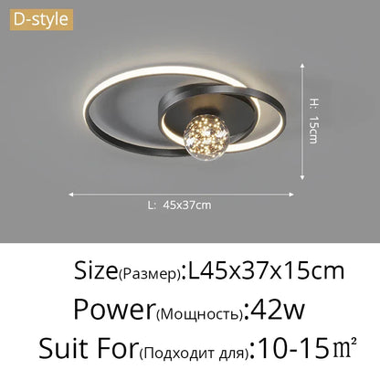 DecorBites™ Gypsophila Chandelier: Modern Ceiling Mounted Light for Home, Living Room, Bedroom