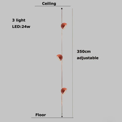 DecorBites™ LED Belt Chandelier Pendant Light for Dimmable Indoor Lighting in Living Room