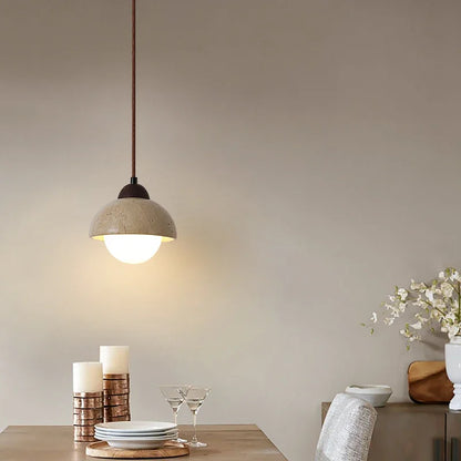 DecorBites™ Cave Stone Pendant Light Ceiling Hanging Lamp for Bedroom and Dining Room