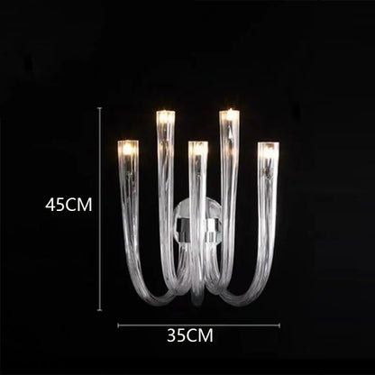 DecorBites™ LED Chandelier for Bedroom: Modern Ceiling Pendant Lamp Lighting Fixture
