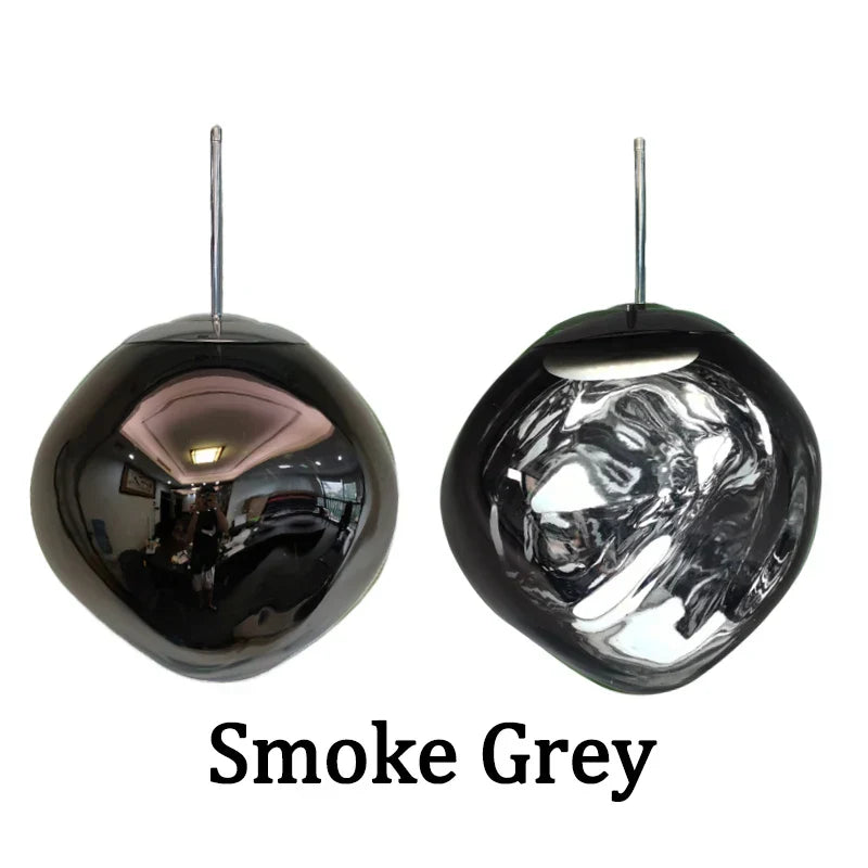 DecorBites™ Glass Lava Pendant Lights: Modern Nordic Loft LED Ceiling Hanging Lamp Fixture