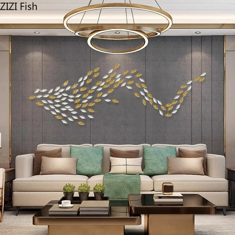 DecorBites™ Ginkgo Leaves Wall Hanging Ornaments | Living Room Background Decor
