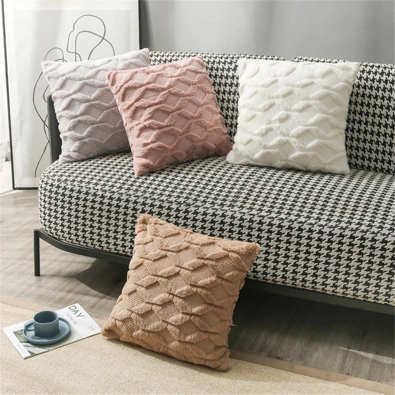 DecorBites™ Diamond Embroidery Cushion Cover for Modern Home Decor