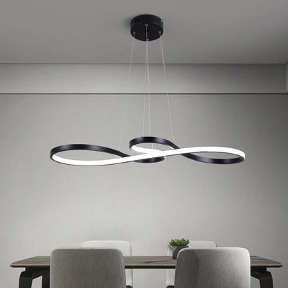 DecorBites™ Acrylic Chandelier LED Ceiling Light Minimalist Design for Dining Room
