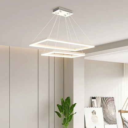 DecorBites™ LED Acrylic Pendant Lights Modern Hanging Lamp for Dining Room Kitchen Loft Decor