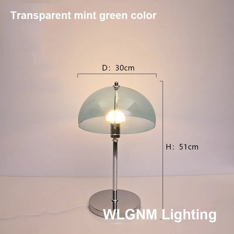 DecorBites™ Bauhaus Mushroom Table Lamp, Modern Acrylic LED Night Light