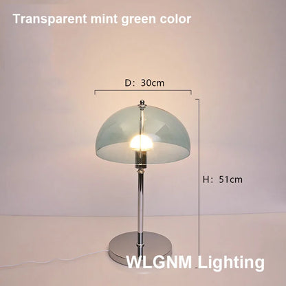 DecorBites™ Bauhaus Mushroom Table Lamp, Modern Acrylic LED Night Light